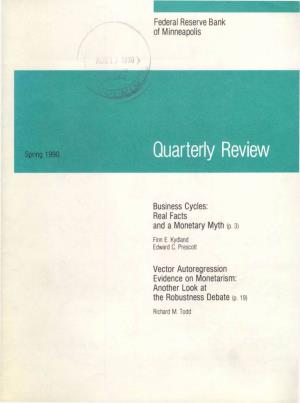 Vector Autoregression Evidence on Monetarism: Another Look at the Robustness Debate (P
