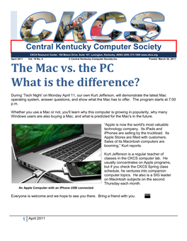 The Mac Vs. the PC What Is the Difference?