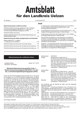 Amtsblatt Nr. 22-2019.Indd