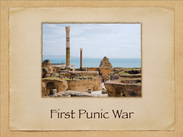 First Punic War Where Was Carthage?
