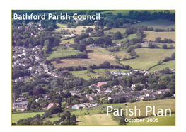 Bathford Parish Plan CONTENTS PAGE