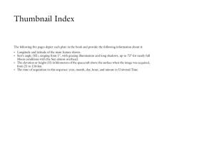 Thumbnail Index