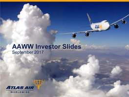 AAWW Investor Slides September 2017 Index