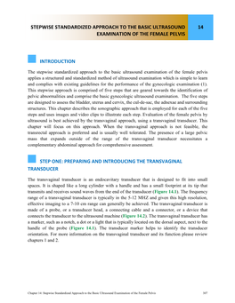 Stepwise Standardized Approach to the Basic Ultrasound Examination