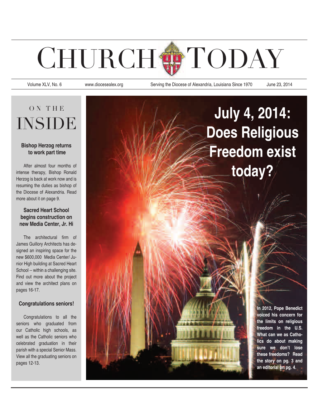 The Church Today, June 23, 2014