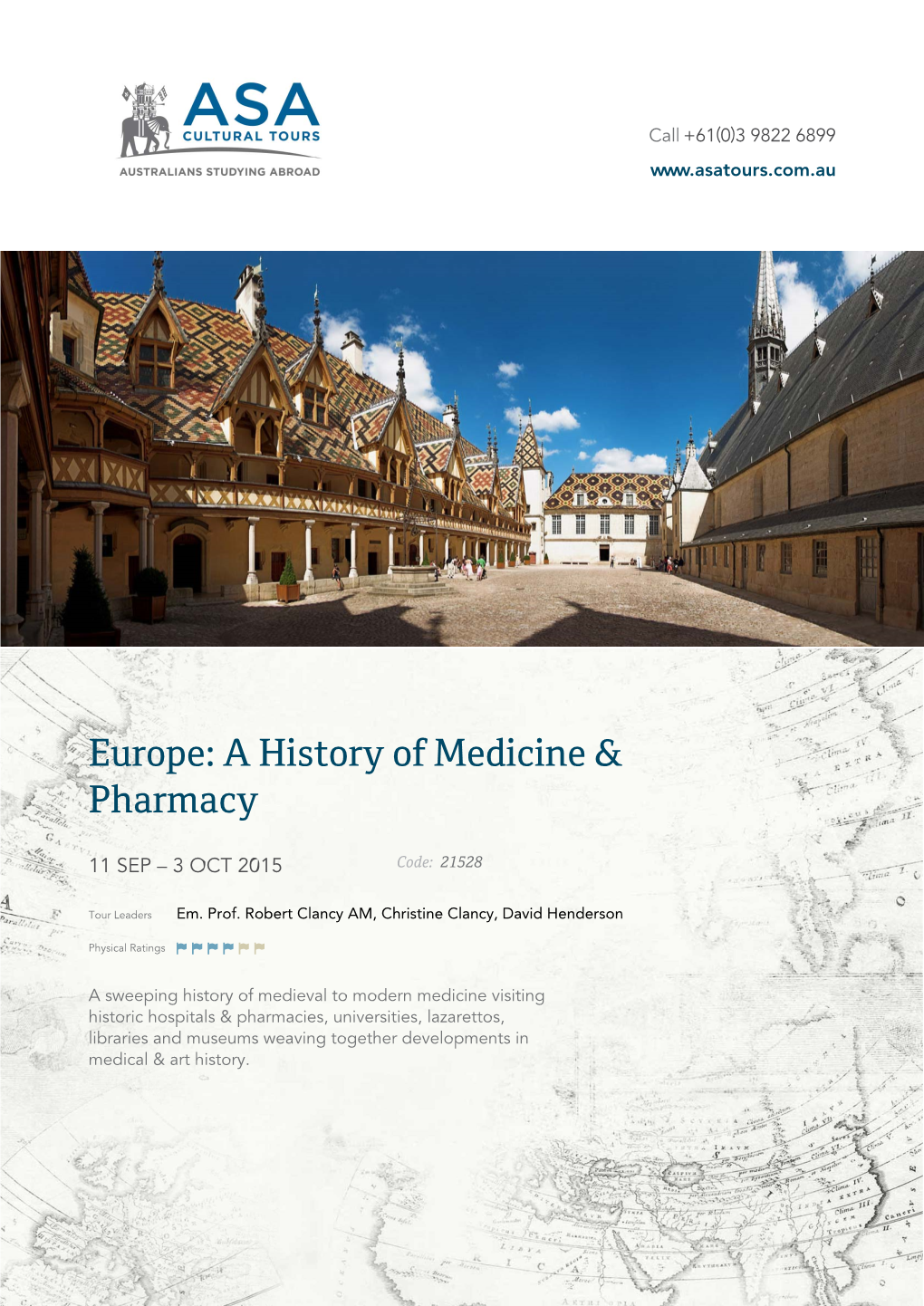 Europe: a History of Medicine & Pharmacy