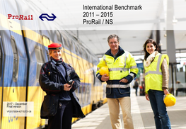 International Benchmark 2011 – 2015 Prorail / NS