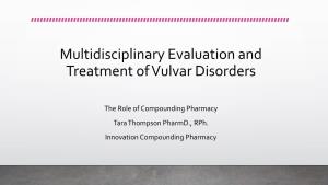 Compounding for Vulvar Conditions