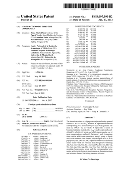 (12) United States Patent (10) Patent No.: US 8,097.590 B2 Pinel Et Al