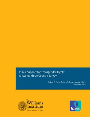 Public Support for Transgender Rights