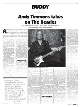 Andy Timmons Takes on the Beatles BUDDY
