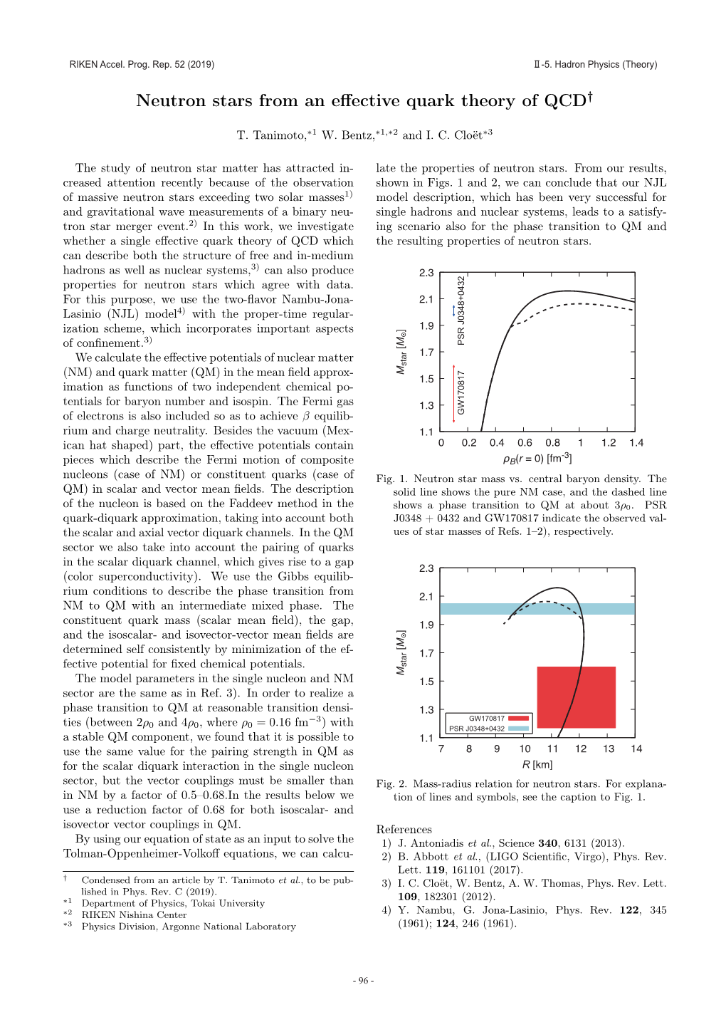 Neutron Stars from an Effective Quark Theory of QCD†