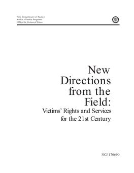 New Directions from the Field PDF Version