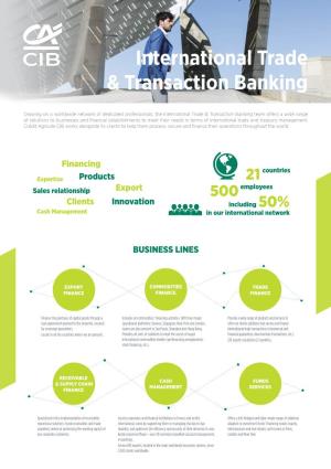 International Trade & Transaction Banking