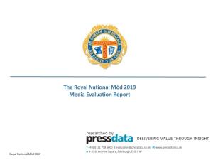 The Royal National Mòd 2019 Media Evaluation Report