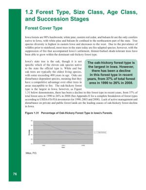 1.2 Forest Type, Size Class, Age Class, and Succession Stages Forest Cover Type