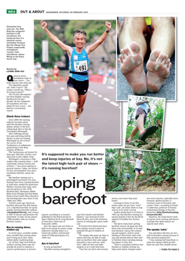 Loping Barefoot