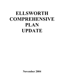 Ellsworth Com Prehensive Plan Update 2004