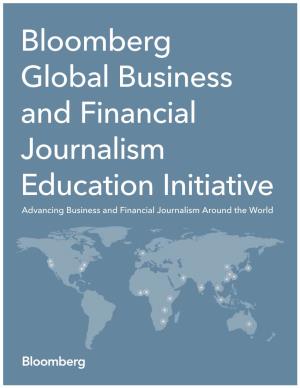 Global Business and Financial Journalism Education Initiative Advancing Business and Financial Journalism Around the World