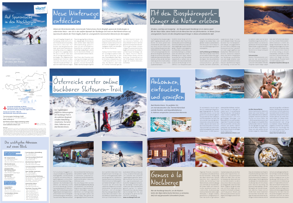 Österreichs Erster Online Buchbarer Skitouren-Trail Mit