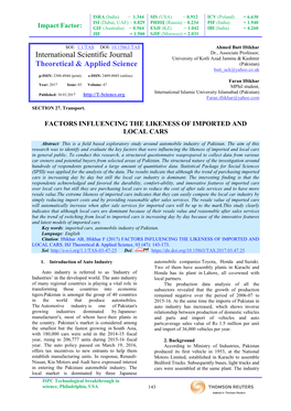 International Scientific Journal Theoretical & Applied Science