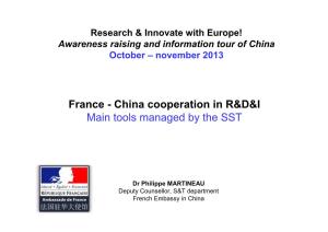 China-Tour2013 Sino- French Cooperation