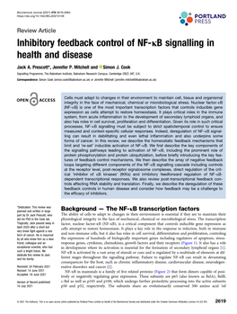 Pathways of NF-Κb Activation
