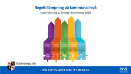 Regeltillämpning På Kommunal Nivå I Gävleborg