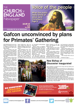 Gafcon Unconvinced by Plans for Primates' Gathering