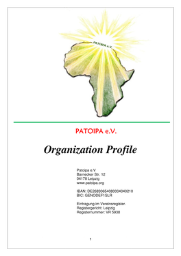 Organization Pro Organization Profile Zation Profile