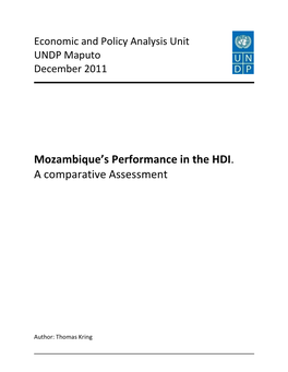 EPAU HDI Comparative Assessment Technical Note December 2011 Docx