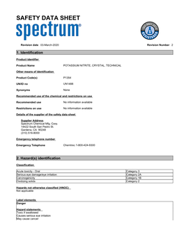 Safety Data Sheet