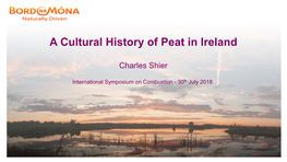 A Cultural History of Peat in Ireland