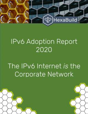 Ipv6 Adoption Report 2020 the Ipv6 Internet Is the Corporate Network