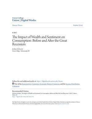 The Impact of Wealth and Sentiment on Consumption: Before and After the Great Recession