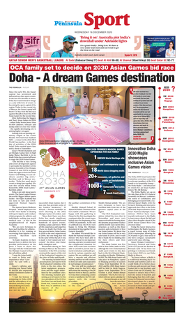 Doha - a Dream Games Destination