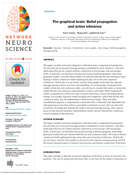 The Graphical Brain: Belief Propagation and Active Inference