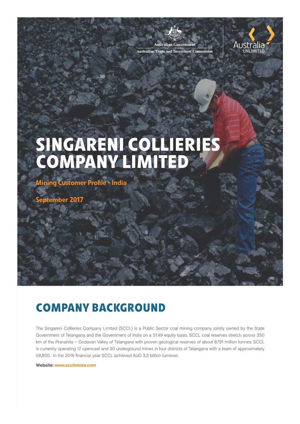 SINGARENI COLLIERIES COMPANY LIMITED Mining Customer Profile - India