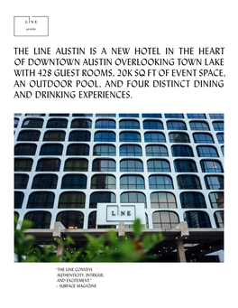 The Line Austin Is a New Hotel in the Heart of Downtown