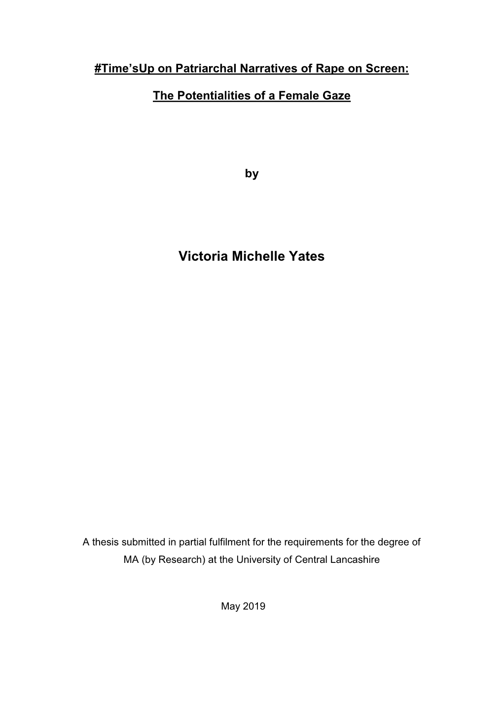 Victoria Michelle Yates