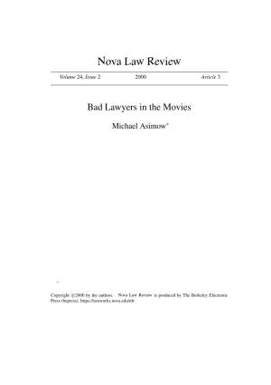 Bad Lawyers in the Movies