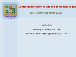 Lattice Gauge Theories and the Composite Higgs