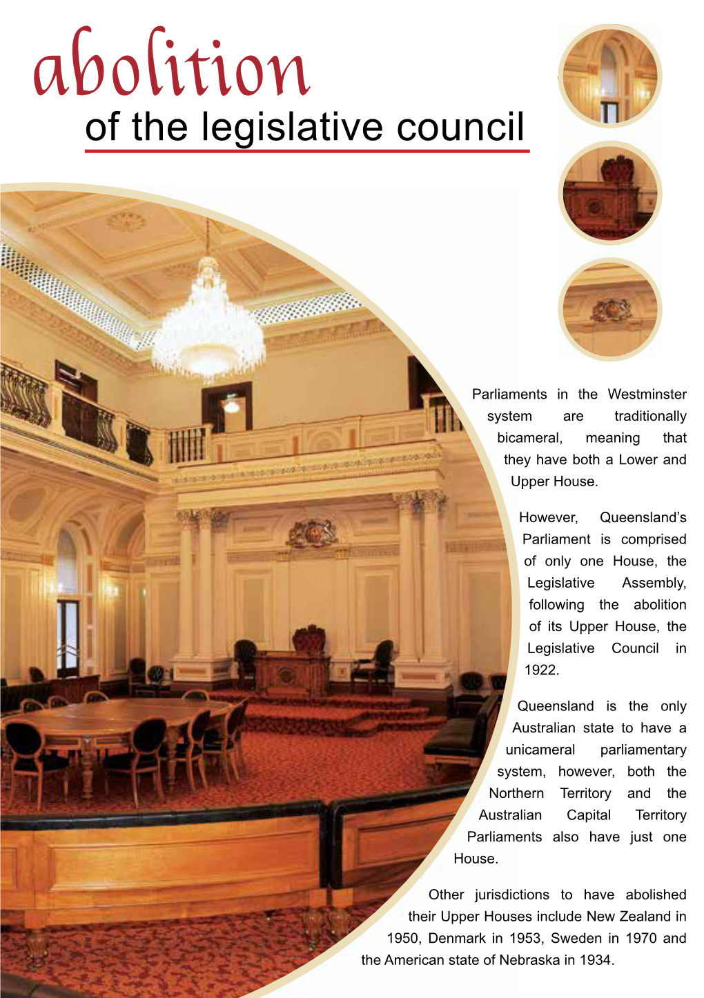 Abolition of the Legislative Council