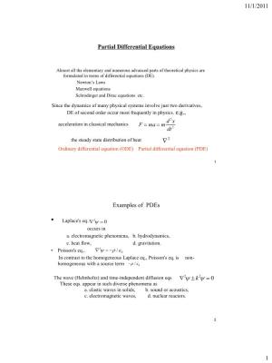 3. Differential Equations