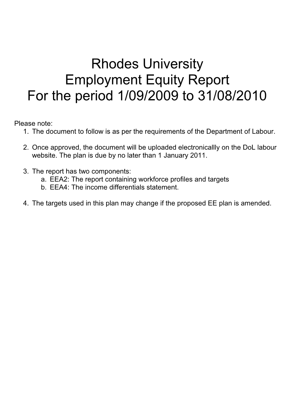 Section B: Workforce Profile