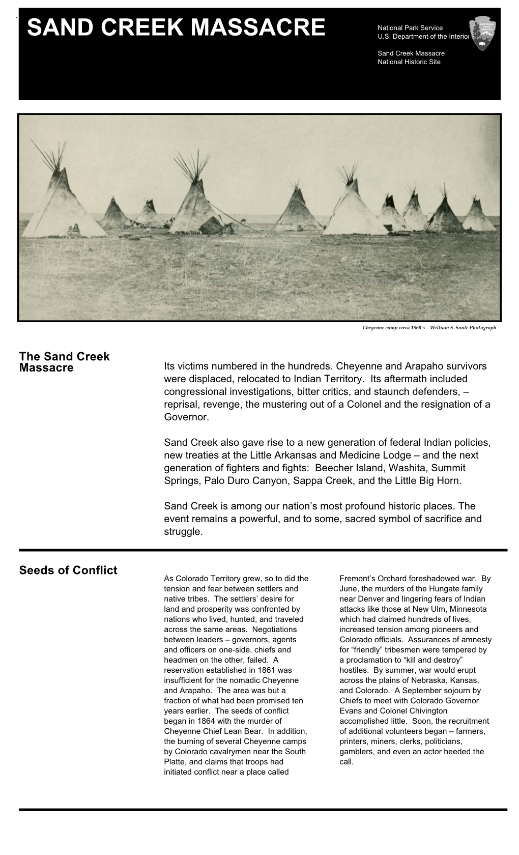 Sand Creek Massacre U.S