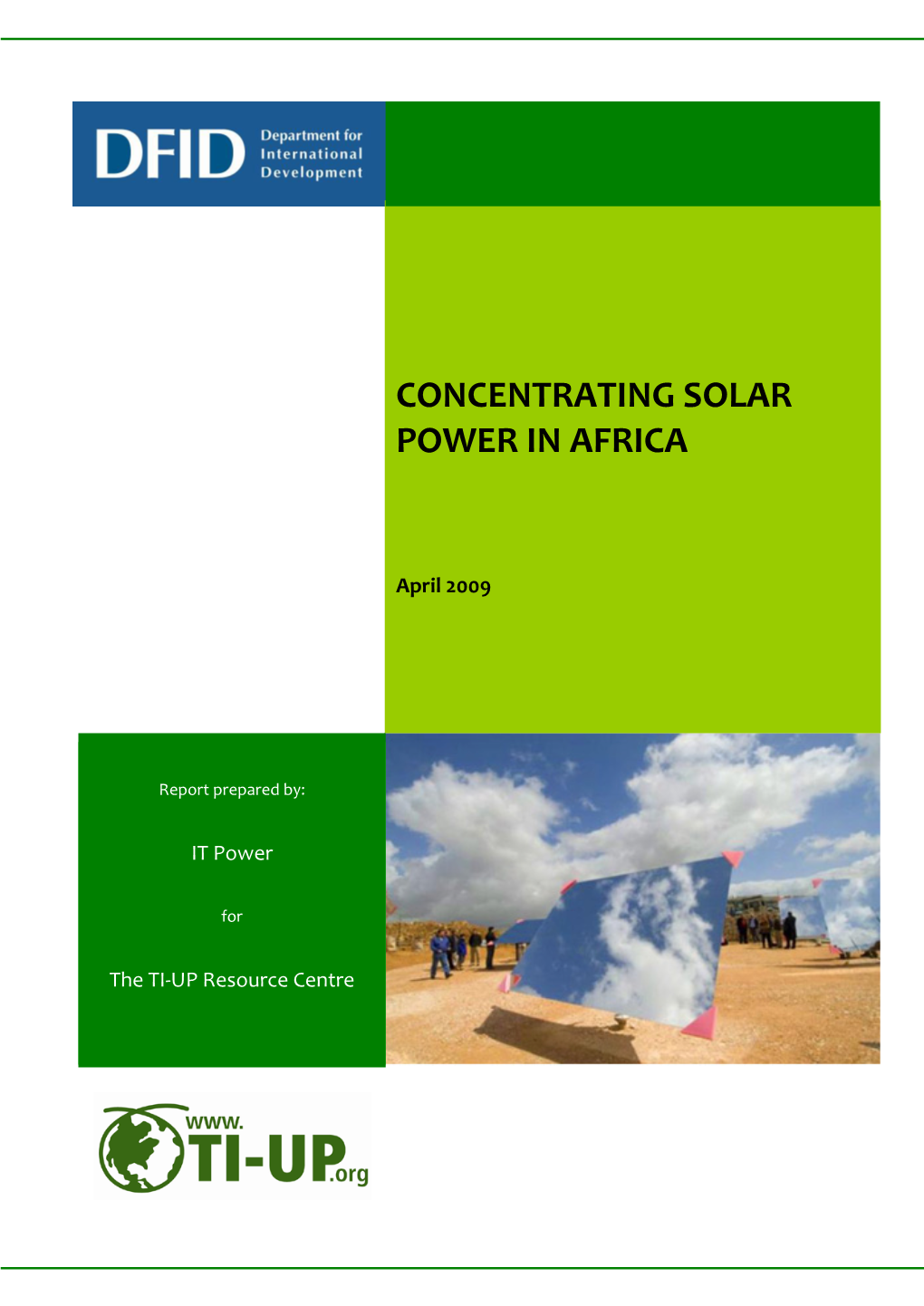 Concentrated Solar Power in Africa