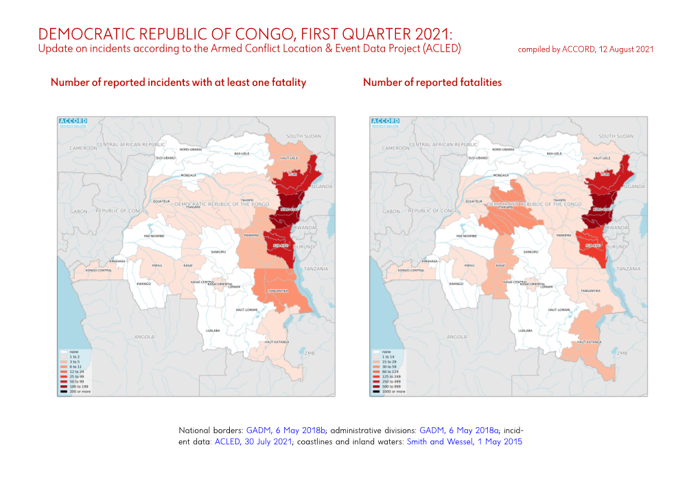 Democratic Republic of Congo, First Quarter 2021