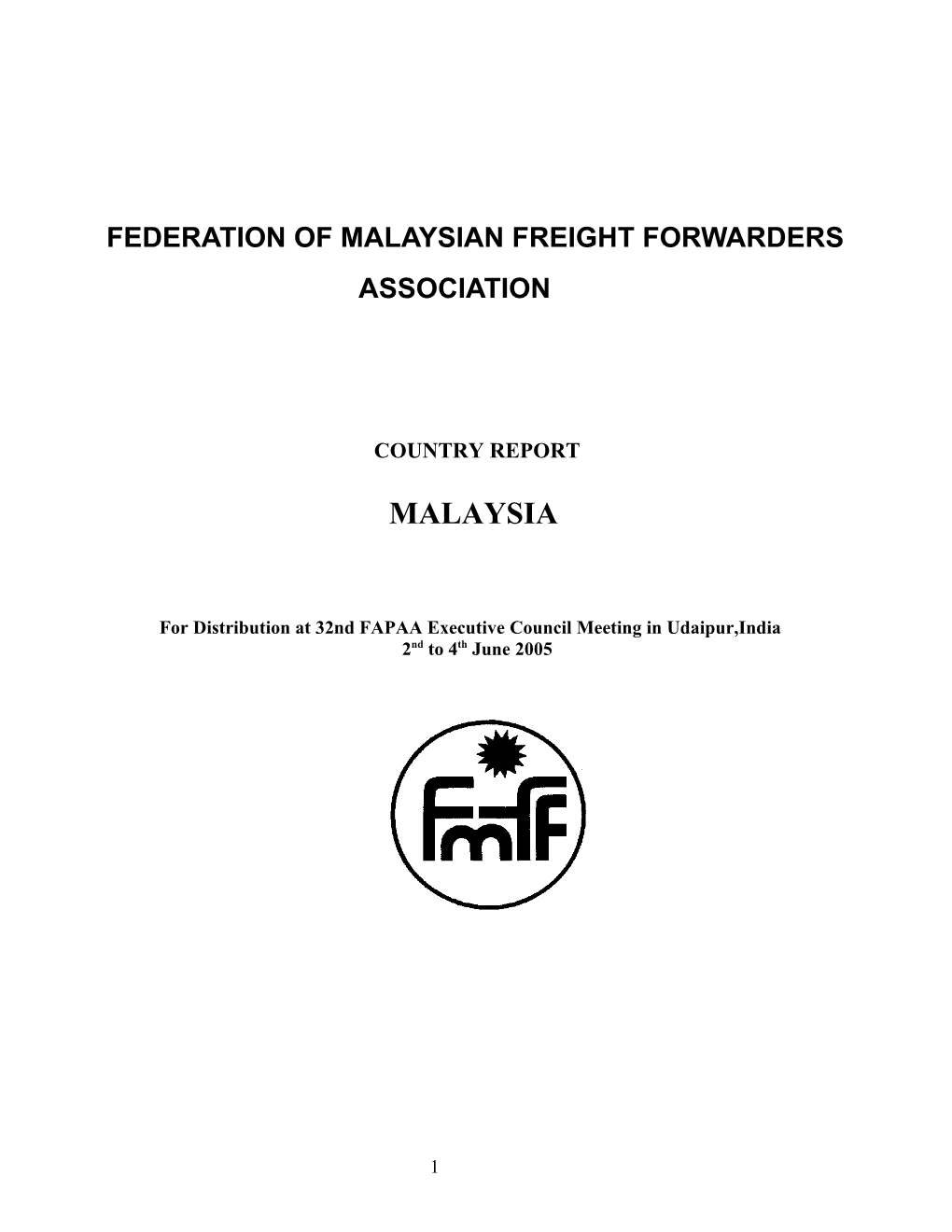 Federation of Malaysian Freight Forwarders