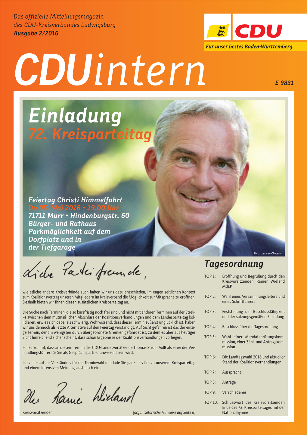 Cduintern E 9831 Einladung 72